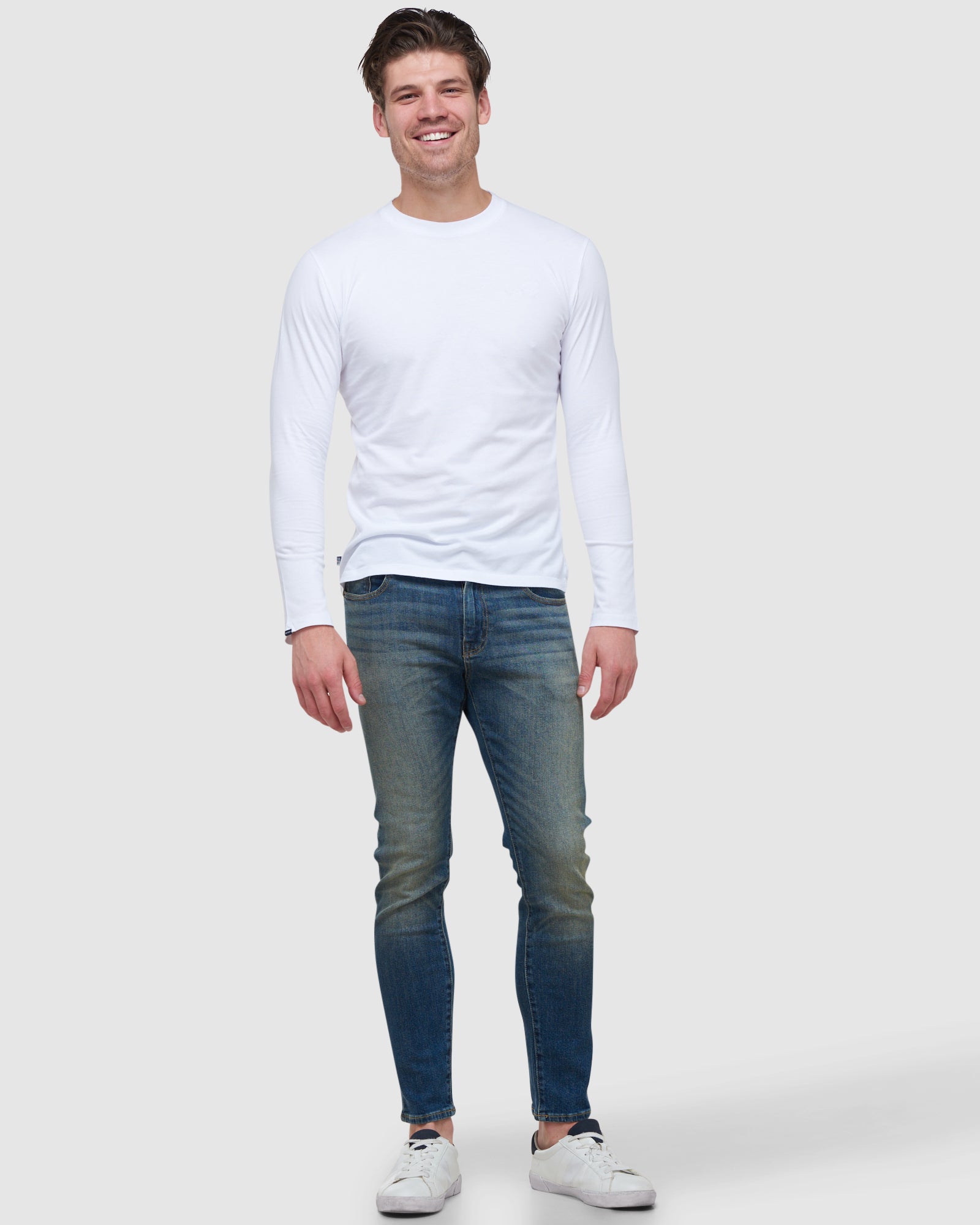 Superdry Academy Dyed Textured Crew Černé | 659047-FGT