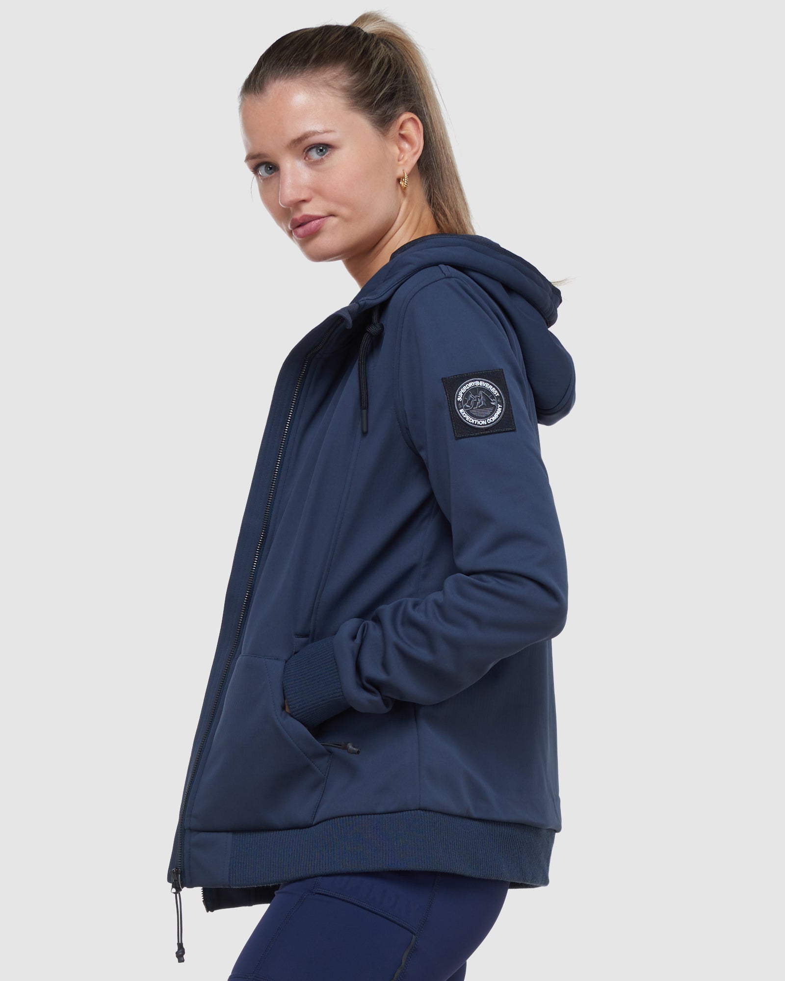 Superdry Borg Podšité Zip Šedé | 493162-JHE