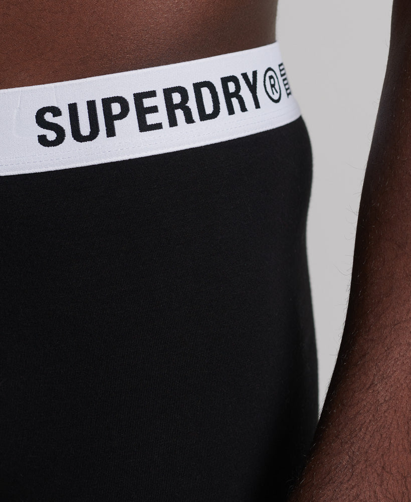 Superdry Boxerské Multi Triple Pack Černé | 024736-ENC