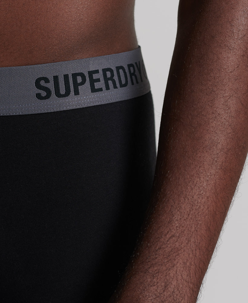 Superdry Boxerské Multi Triple Pack Černé | 429015-WNJ