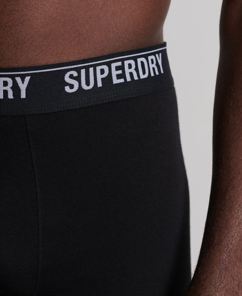 Superdry Boxerské Multi Triple Pack Černé | 473621-VRK