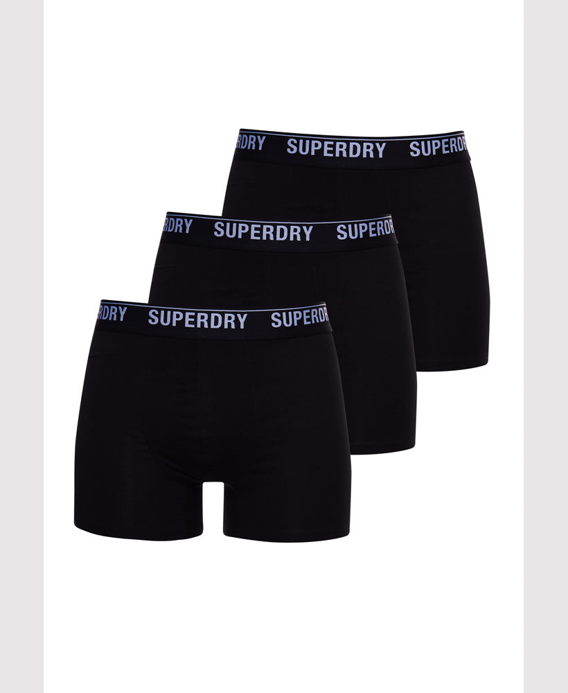 Superdry Boxerské Multi Triple Pack Černé | 473621-VRK