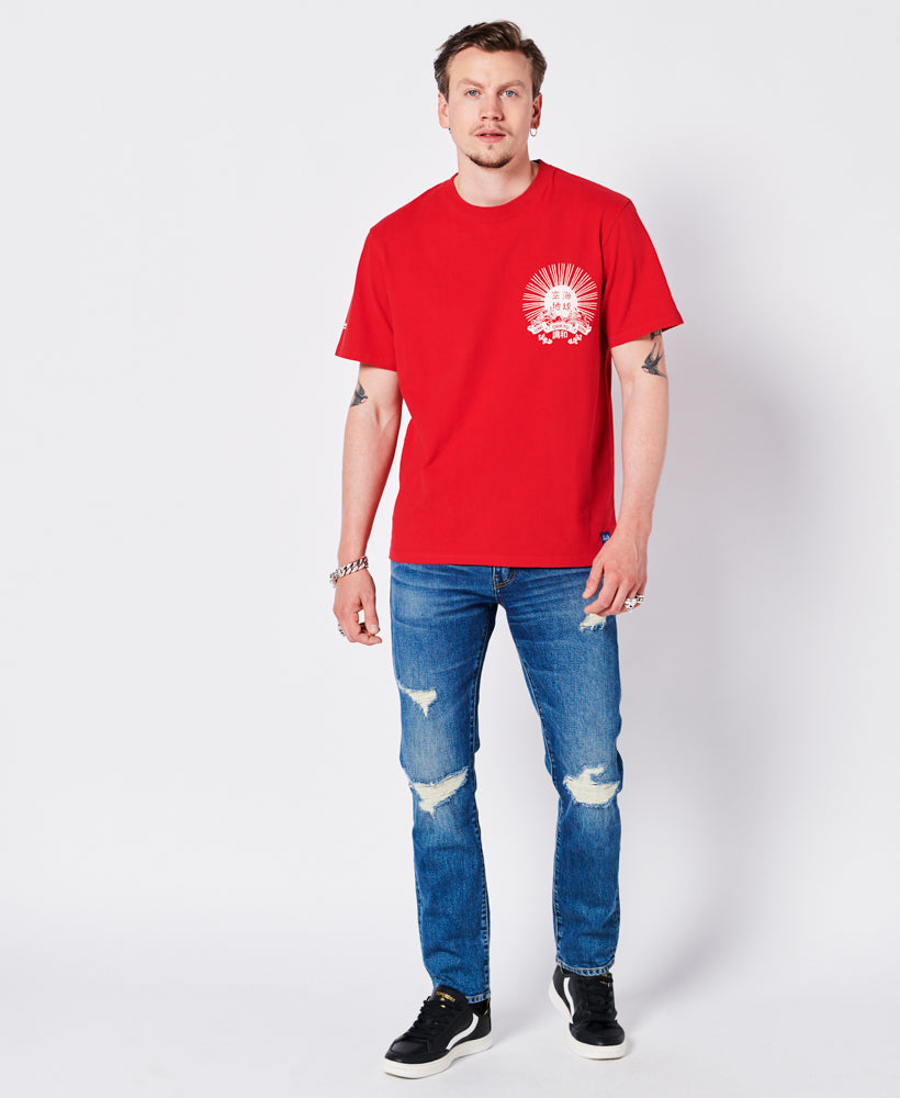 Superdry Classic Pique Červené | 497863-DVA