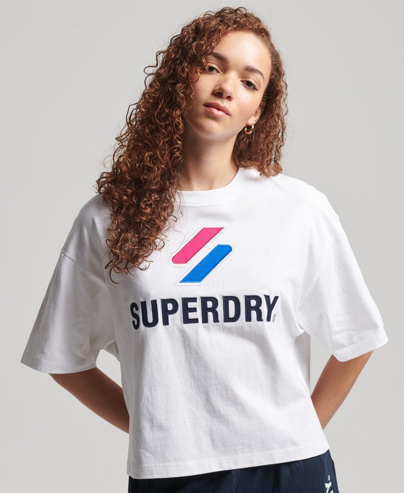 Superdry Code Tech Crew Hnědé | 804569-ZVJ