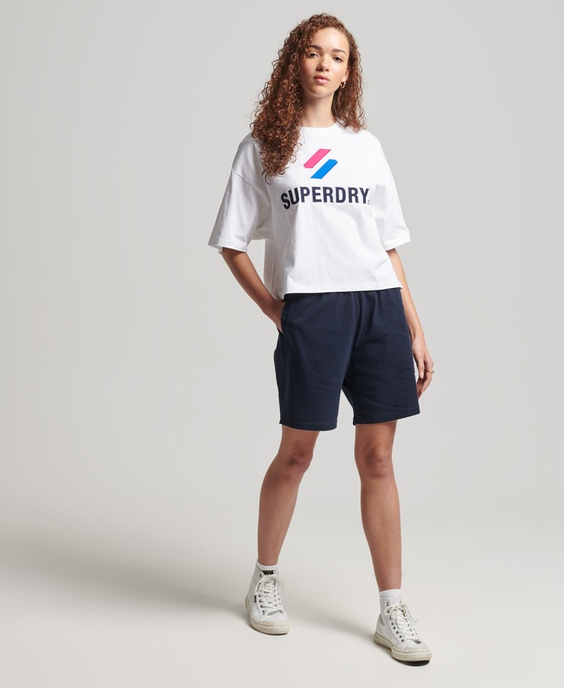 Superdry Code Tech Crew Hnědé | 804569-ZVJ