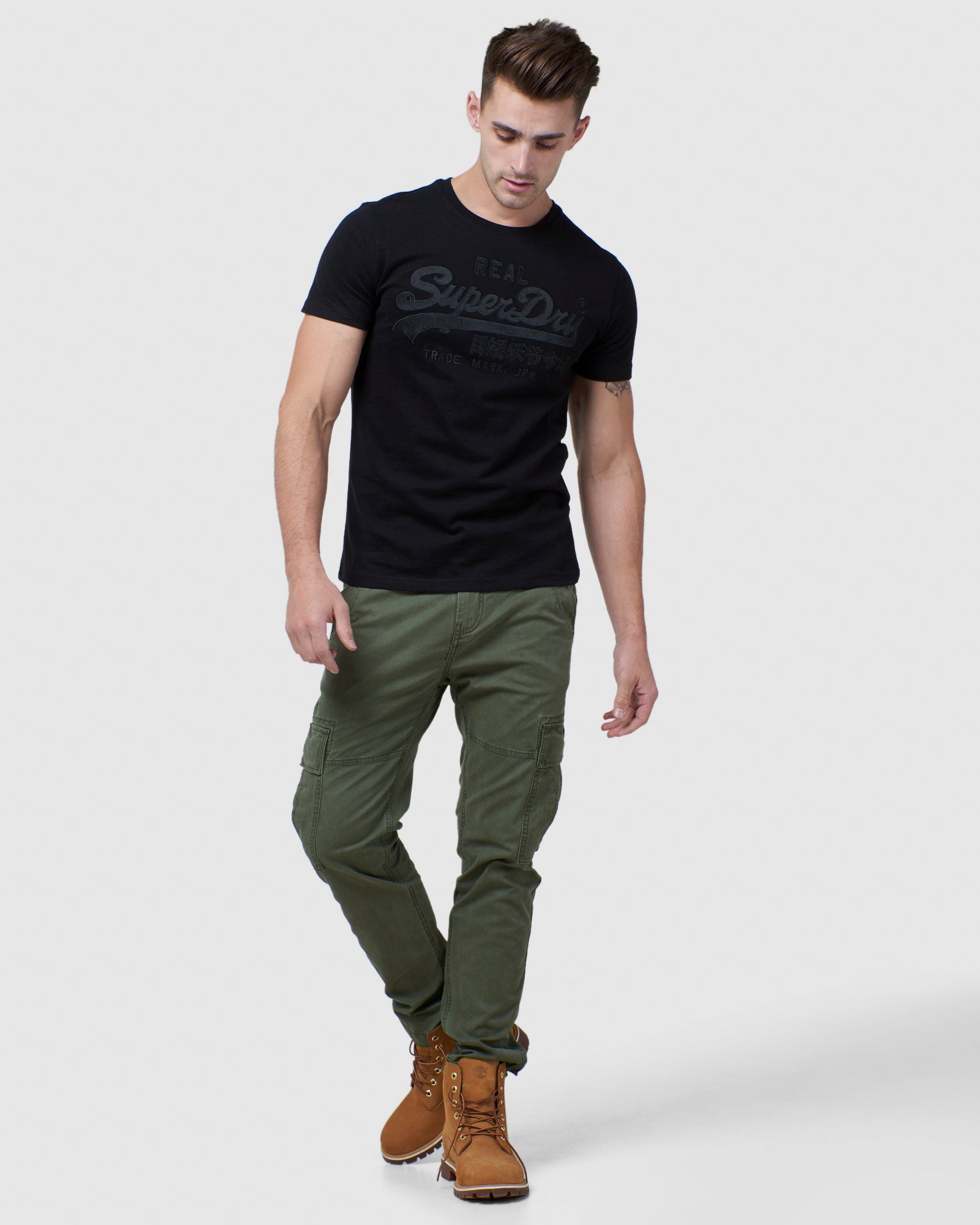 Superdry Core Cargo Trousers Neutrals | 071346-SMR