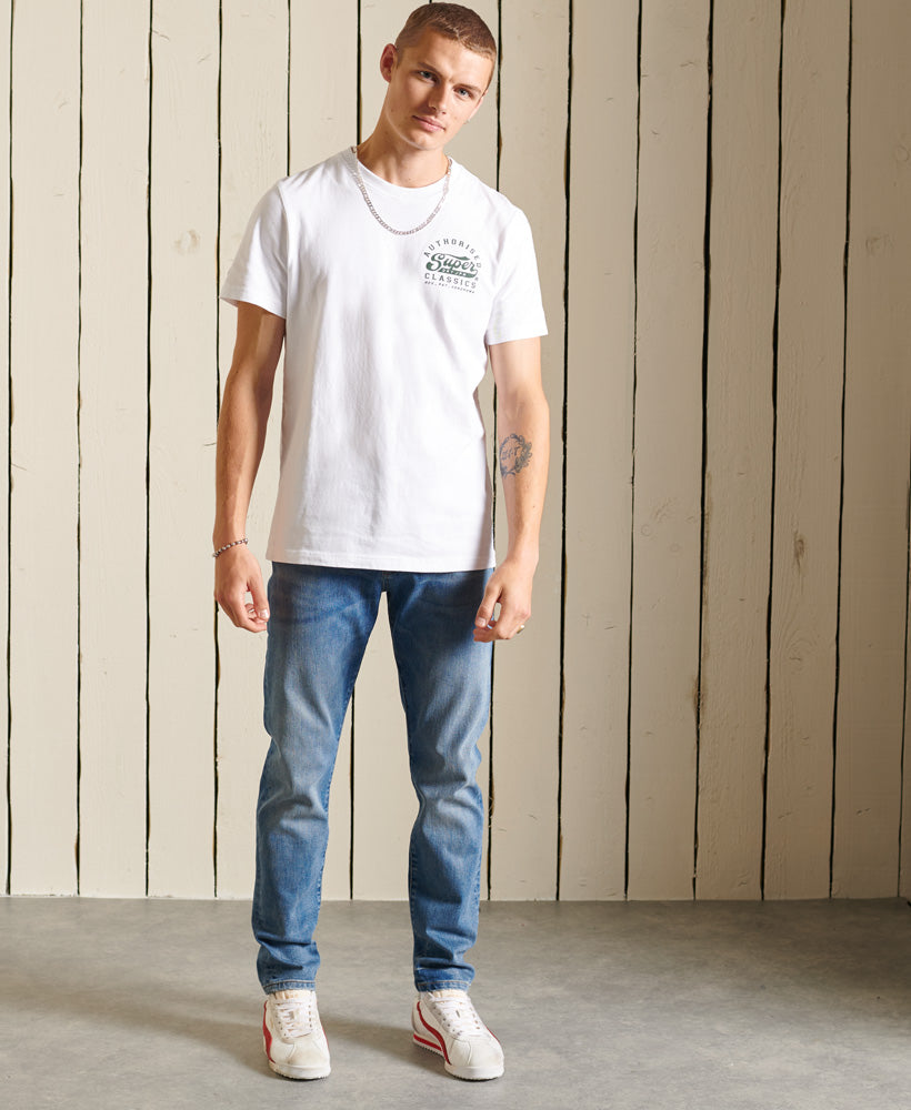 Superdry Essential Tee Bílé | 659840-DTX