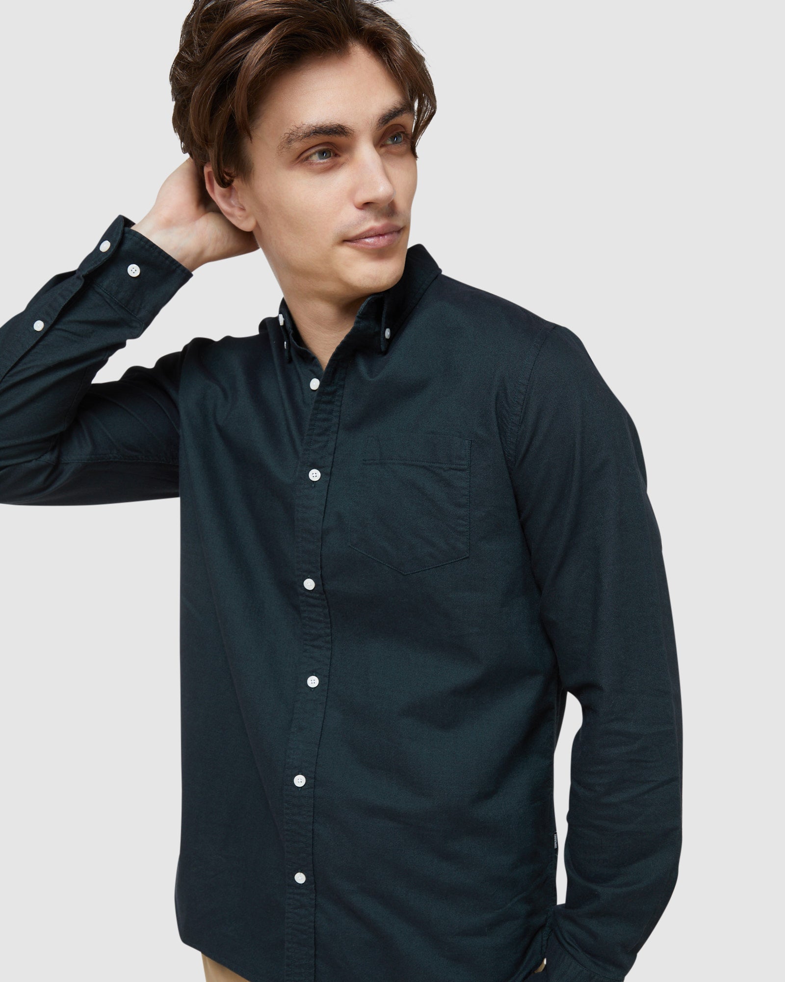 Superdry Pruhovaný Workwear Long Sleeve Pocket Neutrals | 036148-YGQ