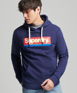 Superdry Alpine Luxe Down Tmavě Blankyt | 429506-TUM