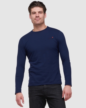 Superdry Studios Merino Crew Černé | 092174-NWP