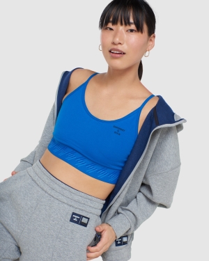 Superdry Train Gymtech Zip Šedé | 705213-ZUN